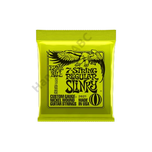 Ernie Ball Nickel Wound 7 Regular Slinky 10-56