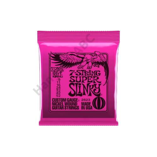 Ernie Ball Nickel Wound 7 Super Slinky 9-52