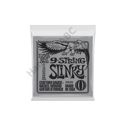 Ernie Ball NICKEL WOUND 9 STRING SLINKY 9-105