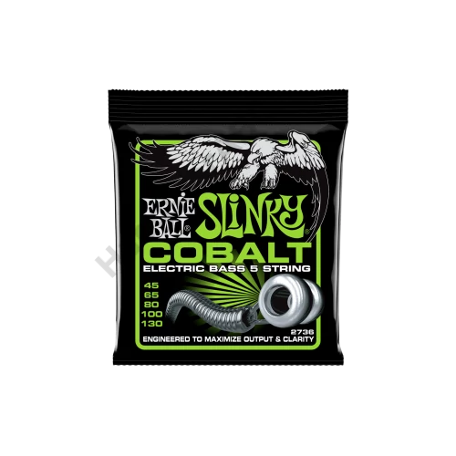 Ernie Ball Cobalt Slinky 5 String Bass 45-130