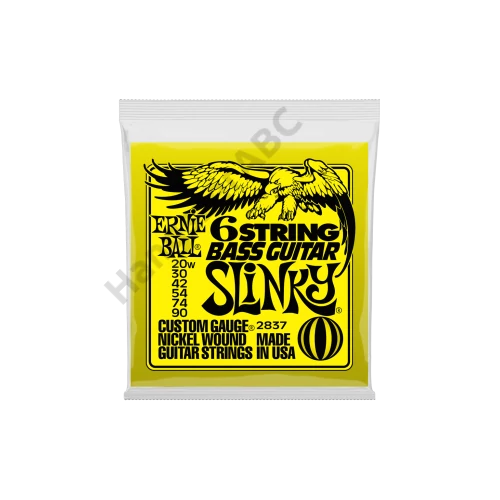Ernie Ball Nickel Wound 6 String Bass Guitar Slinky 20-90