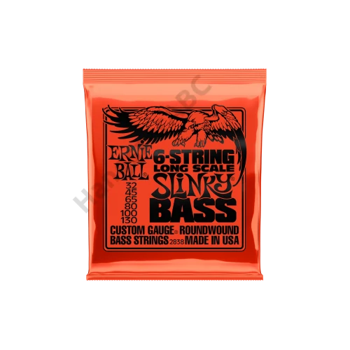 Ernie Ball Nickel Wound 6 String Slinky Long Scale Bass 32-130