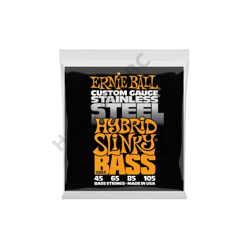 Ernie Ball Stainless Steel Hybrid Slinky Bass 45-105