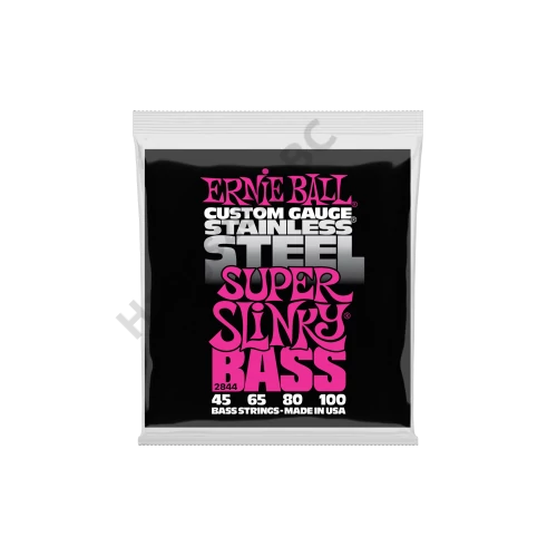 Ernie Ball Stainless Steel Super Slinky Bass 45-100