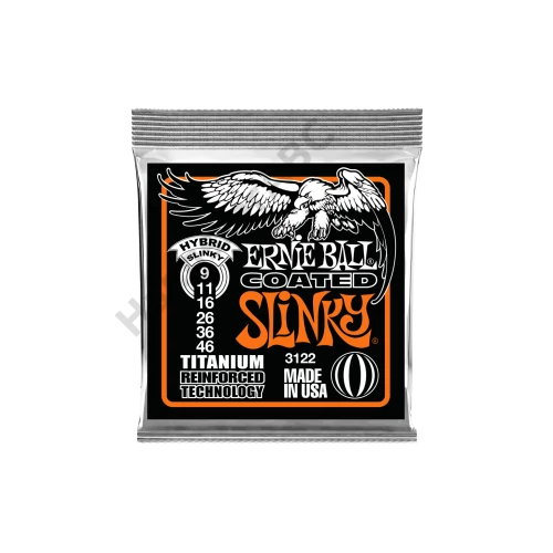 Ernie Ball Coated - Titanium RPS Hybrid Slinky 9-46
