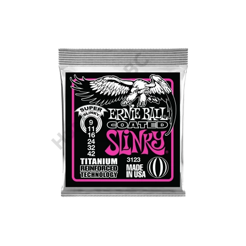 Ernie Ball Coated - Titanium RPS Super Slinky 9-42