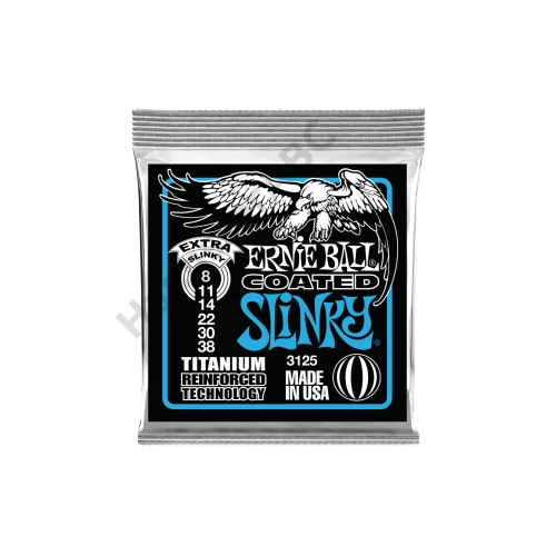 Ernie Ball Coated - Titanium RPS Extra Slinky 8-38