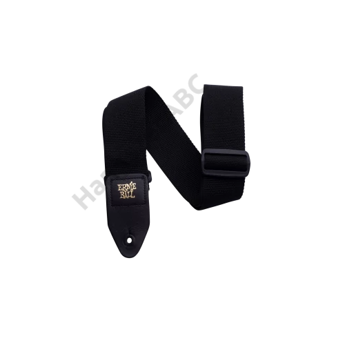 Ernie Ball Fekete Gyöngyvászon Heveder