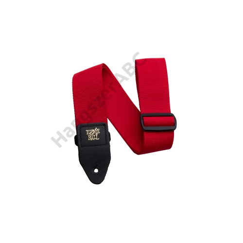 Ernie Ball Piros Gyöngyvászon Heveder