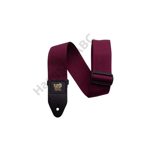 Ernie Ball Bordó Gyöngyvászon Heveder