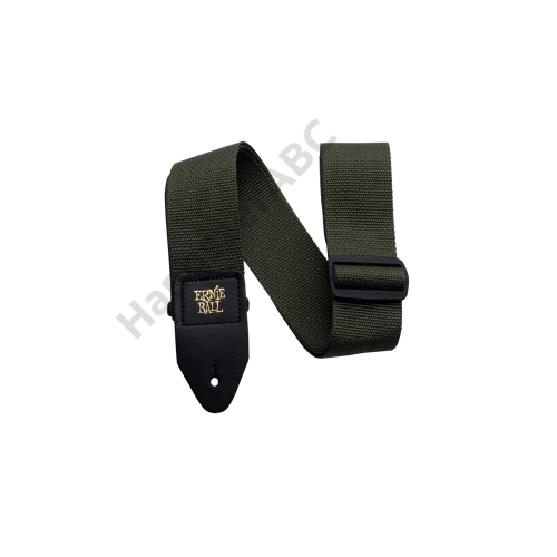 Ernie Ball Olajzöld Gyöngyvászon Heveder