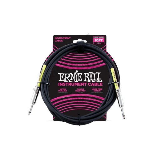 Ernie Ball Ernie Ball PVC Hangszerkábel 3m Egyenes