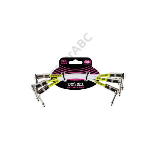 Ernie Ball Ernie Ball Patch Kábel 15cm Fehér