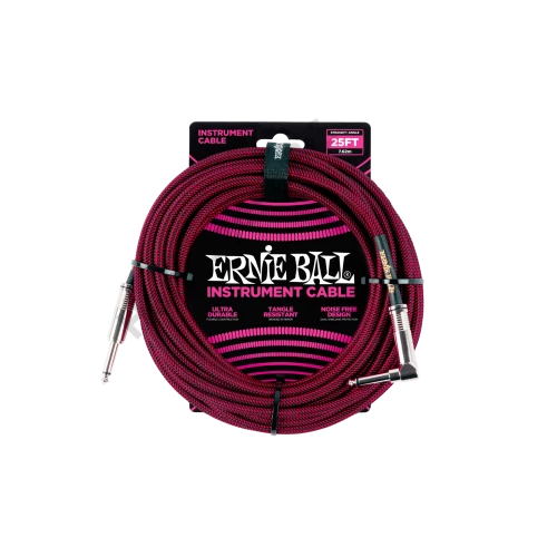 Ernie Ball Ernie Ball Szövetkábel Vörös