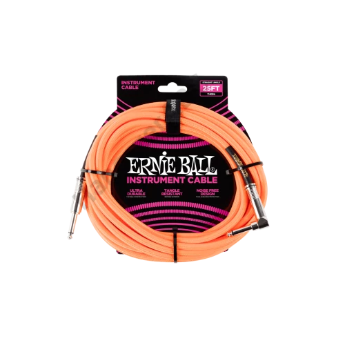 Ernie Ball Ernie Ball Szövetkábel Narancssárga