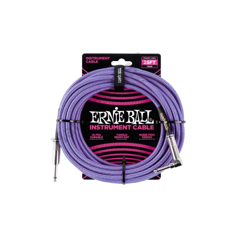 Ernie Ball Ernie Ball Szövetkábel Lila