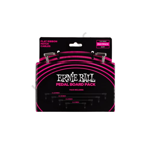 Ernie Ball FLAT RIBBON PATCH KÁBEL Multipakk