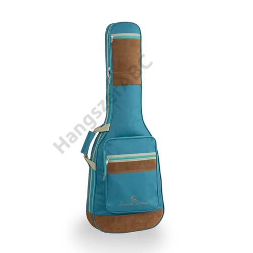 SOUNDSATION SUEDE-E-SKB - Elektromosgitár tok velúr bőr betétekkel