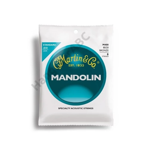 MARTIN M400 - Mandolin String Set, Bronze Wound 80/20