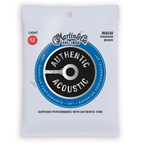 MARTIN MA540 - Authentic Acoustic SP® 92/08 Phosphor Bronze, Light