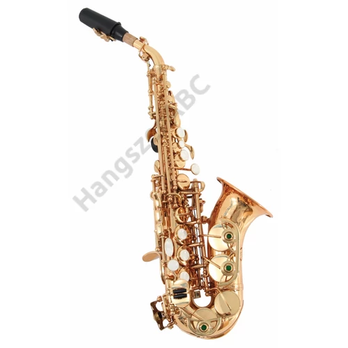 SOUNDSATION SSSXC-21 - Ívelt Bb szoprán szaxofon, F# billentyűvel