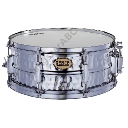 PEACE SD-316-1455 - 5,5x14 Hand Hammered Series Steel Snare