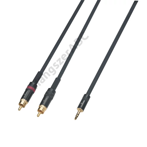 Soundsation WM-MJ2RCA30 - Wiremaster adapterkábel Mini jack sztereo 3.5 - 2 x RCA / 3m