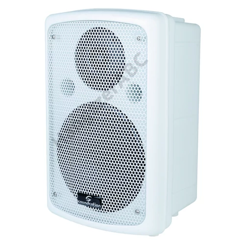 Soundsation SPWM-06P-WH - 60W kétutas passzív hangfal 6.5" mélyhangszóróval és falitartóval (fehér kivitel)