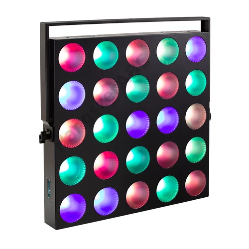 Soundsation MTR-25-10W-SET - 4 darabos 25x10W RGBW villogó szett hordozó Flight case-el