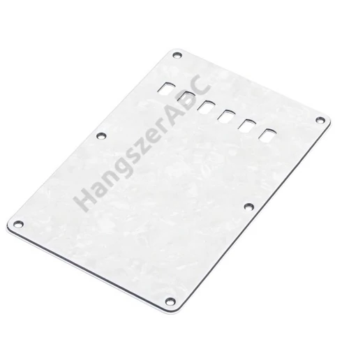 P105W - ABS Tremolófedő fehér színben