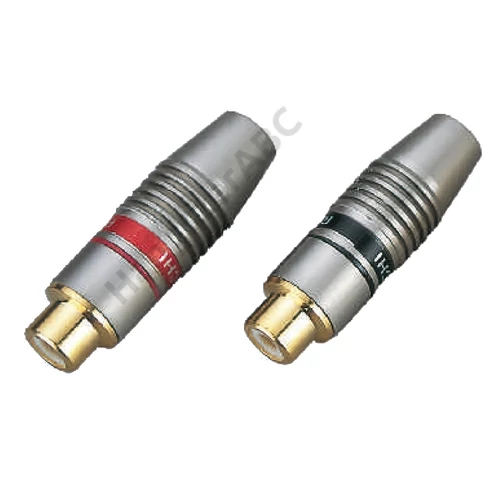 SOUNDSATION SRCA030F - RCA female connector in satin metal (25 pcs package)