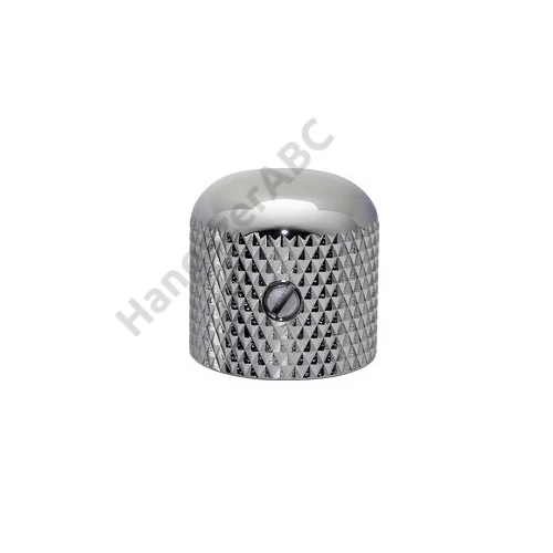 VK1-19C - Króm színű fémből és műanyagból készült gomb