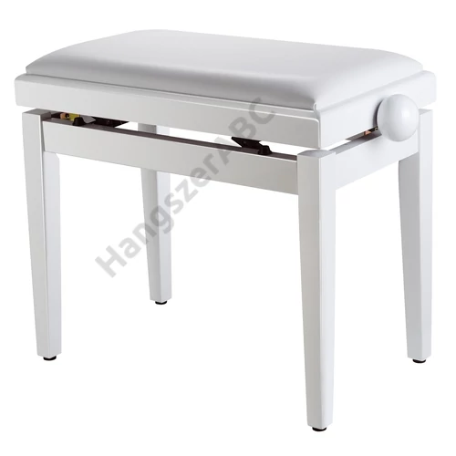 Soundsation SBH-100P-WH - Állítható magasságú fényes felületű zongorapad