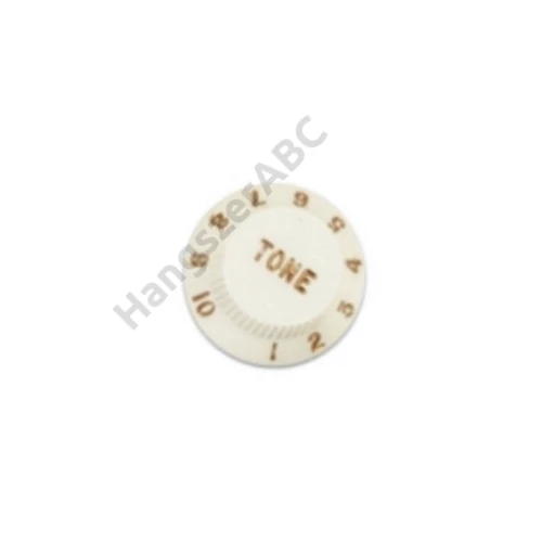 KW240T - Tone gomb Strato gitárhoz fehér színben