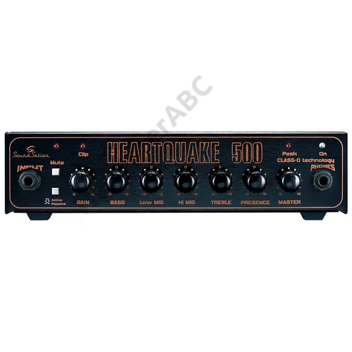 Soundsation HEARTQUAKE-500 - 500W RMS Class-D basszuserősítő fej
