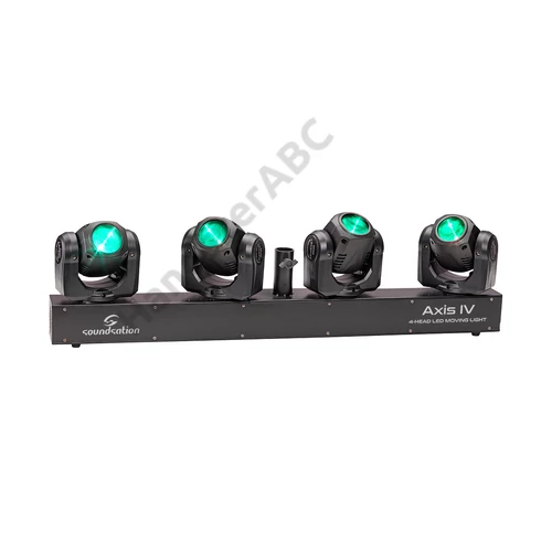 Soundsation AXIS IV - 3-robotlámpás fény 4 x 32W RGBW LED-del