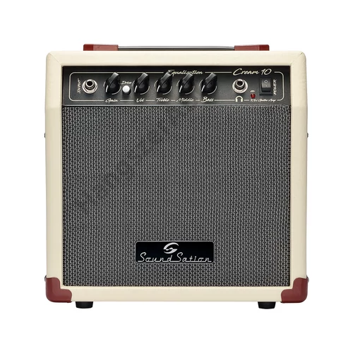 Soundsation CREAM-10 - Vintage 10W elektromos gitárkombó Reverb funkcióval