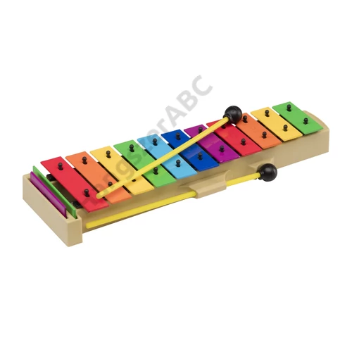 Soundsation SG-13C - 13 hangú metallofon, színes acél lapokkal, C hangolású