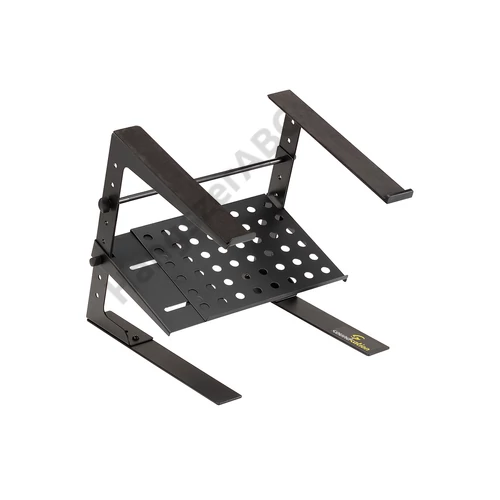 Soundsation SLAP-120 - Asztali laptop állvány állítható magassággal - szélességgel és további közbenső polccal