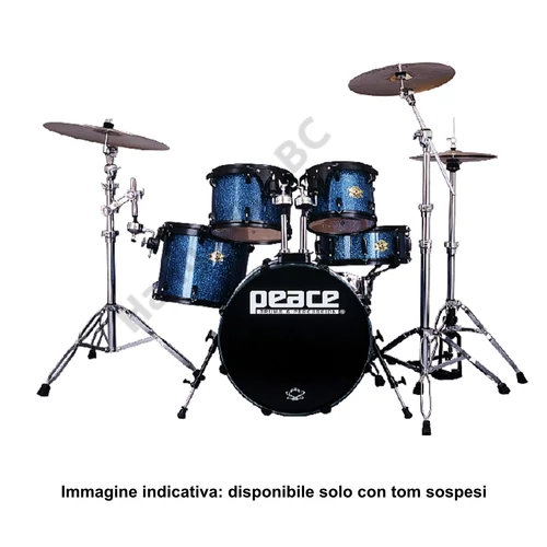 DP-22DNA2.5#262 - Csillogó lakkozott felületű, észak amerikai juharfa testű, 5 részes dobszett