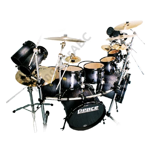 DP-22DNA2-5#265 - Csillogó lakkozott felületű, észak amerikai juharfa testű, 5 részes dobszett