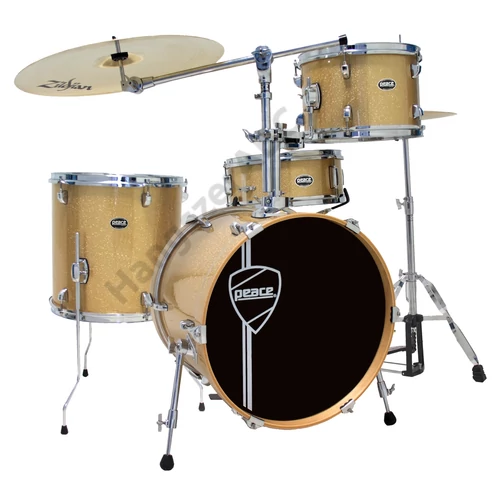 DP-405+#44 - Csillogó vintage felületű, 4 részes dobszett