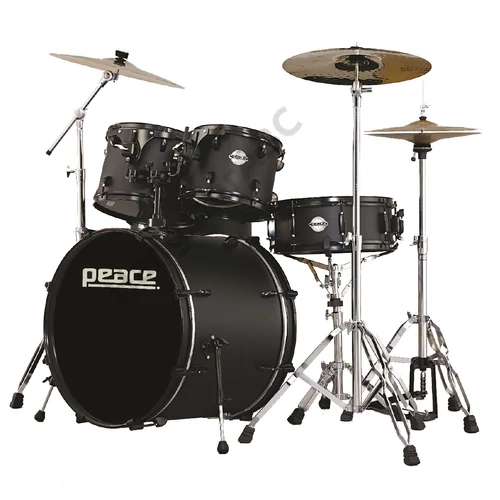 DP-210#55 - Egyedi fóliázott felületű, mahagóni testű, 5 részes dobszett