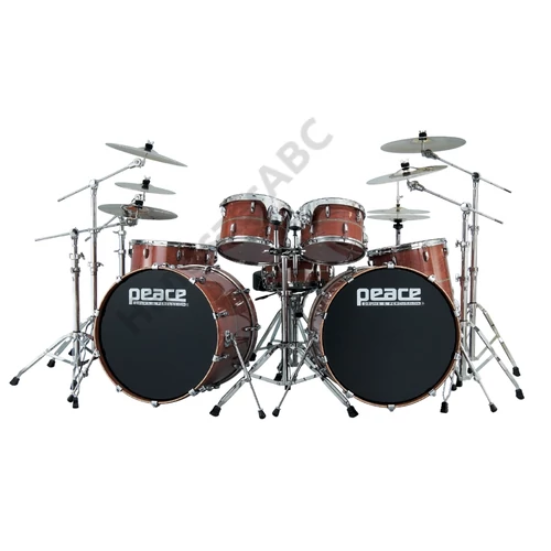 DP-22KA-5-#703 - Egyedi lakkozott felületű, 100% Bubinga testű, 5 részes dobszett