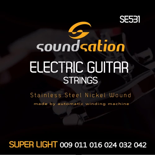 Soundsation SE531 - Elektromosgitár húrszett - Super Light
