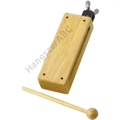 RH-76 - Dobszett állványra rögzíthető nagy fa block ütővel