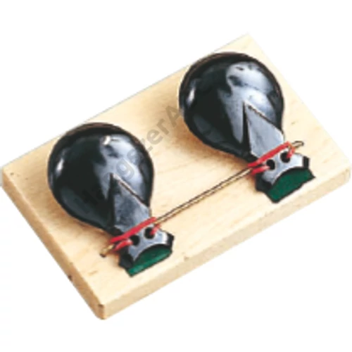 RH-48 - Asztali fa kasztanyett ( párban, fa táblán )