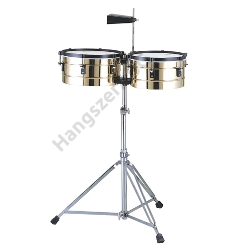 TB-2-1 - Sárgaréz timbales szett, kolomppal és állvánnyal