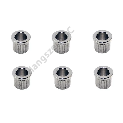 TLB-1C - Chrome String Ferrules for telecaster (pack 6 pcs.)