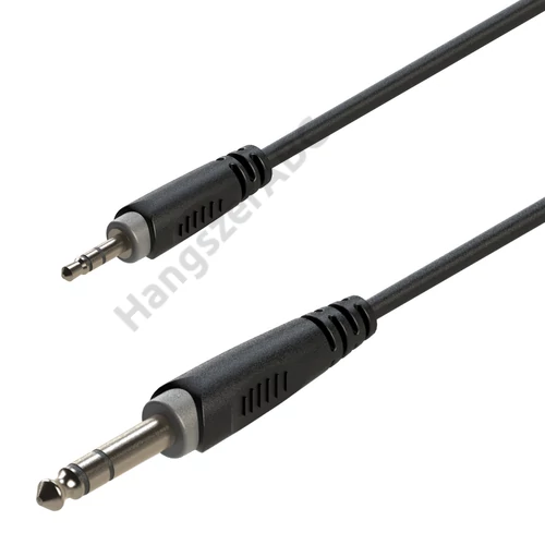 Soundsation GL-JSmJS3 - Adapter kábel: 3.5mm Jack papa SZTEREO - 6.3mm Jack papa SZTEREO / 3m